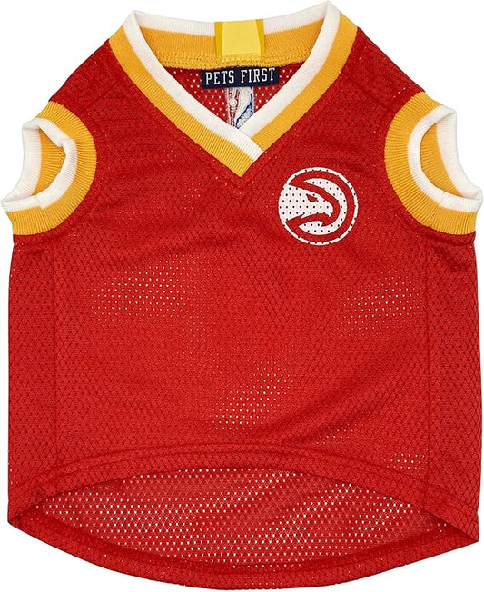 Pets First NBA Atlanta Hawks Dog Jersey, Small- Tank Top Basketball Pet Jersey