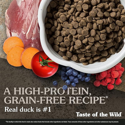 Taste of the Wild Wetlands Grain-Free Dry Dog Food with Roasted Fowl 14lb