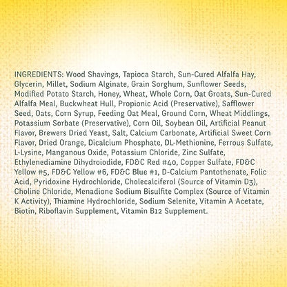 Wild Harvest Stuffed Logz 6 Count, Edible Treat for Rabbits, Guinea Pigs and Chinchillas, Artificial Peanut Butter Flavor (P-99255-1)