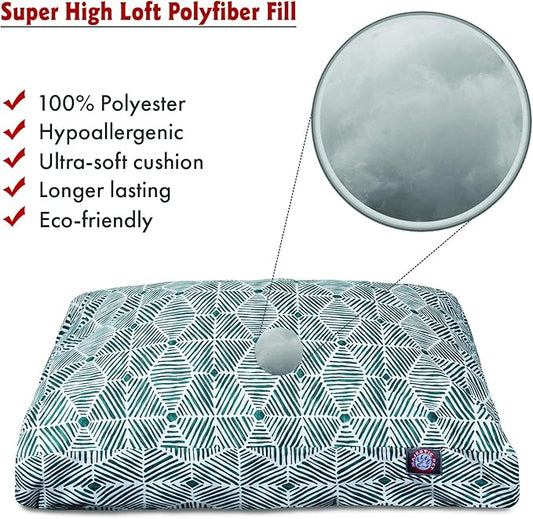 Majestic Pet Charlie Emerald Large Rectangle Pet Bed