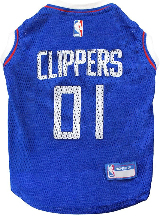 Pets First NBA LOS ANGELES CLIPPERS DOG Jersey, Large - Tank Top Basketball Pet Jersey