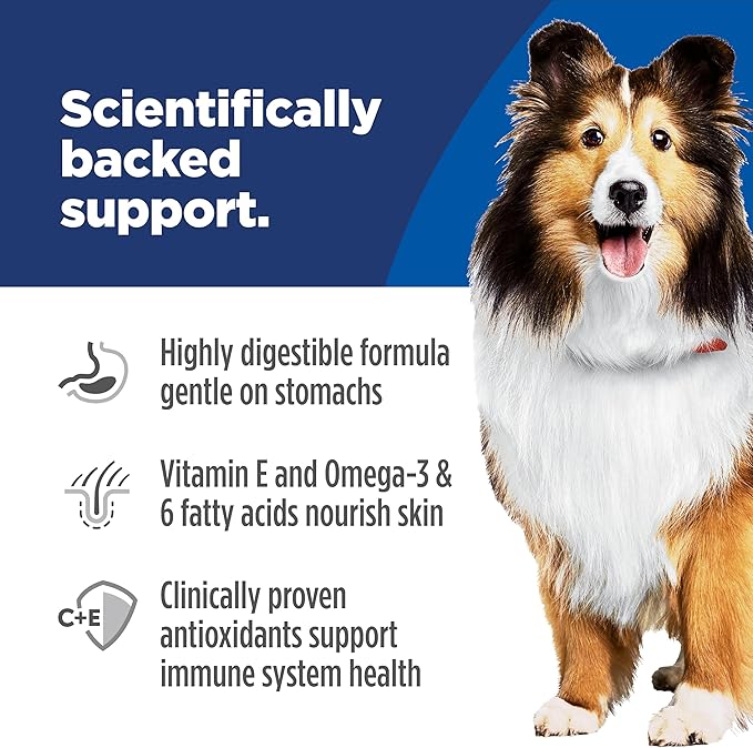 Hill's Science Diet Adult Sensitive Stomach & Skin Wet Dog Food, Chicken & Vegetable, 12.8 oz. Cans, 12-Pack