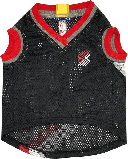 Pets First NBA Portland Trailblazers Dog Jersey, Small- Tank Top Basketball Pet Jersey