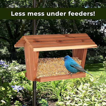 Kaytee Wild Bird No Mess Food Seed Blend for Blue Jays, Woodpeckers, Juncos, Cardinals, Grosbeaks, Sparrows, and Finches, 5 Pound (Pack of 3)
