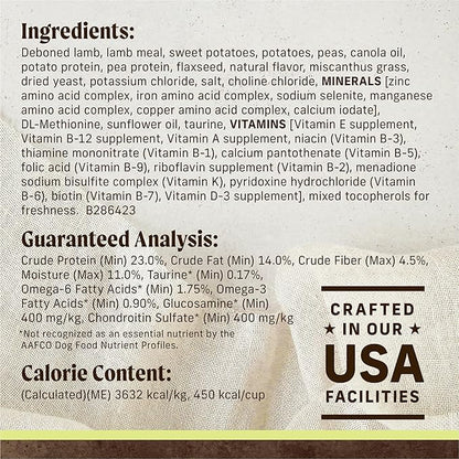 Merrick Limited Ingredient Diet Grain Free Dry Dog Food, Premium And Healthy Kibble With Lamb And Sweet Potato - 22.0 lb. Bag