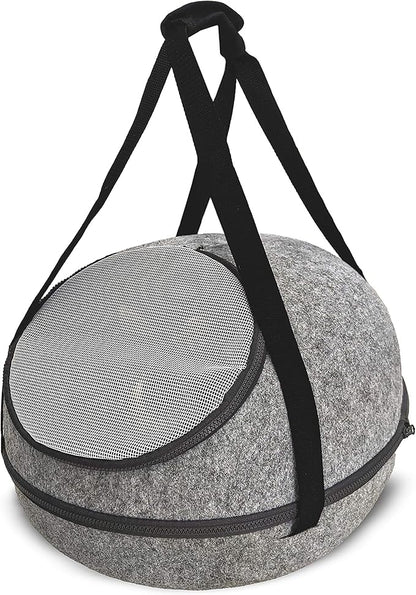SPOT Doc & Phoebe’s 3-in-1 Sleep & Go Cat Carrier | Portable Pet Travel Bag for Cats and Small Dogs | Converts to Carrier, Cozy Cave and Comfy Bed | Adjustable Shoulder Strap Perfect for Vet Visits