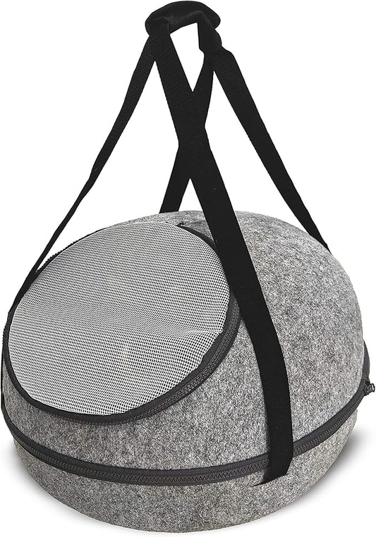 SPOT Doc & Phoebe’s 3-in-1 Sleep & Go Cat Carrier | Portable Pet Travel Bag for Cats and Small Dogs | Converts to Carrier, Cozy Cave and Comfy Bed | Adjustable Shoulder Strap Perfect for Vet Visits