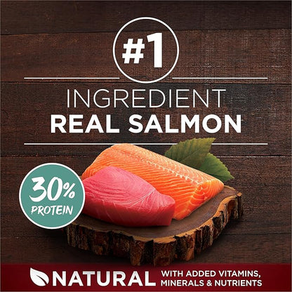 Purina ONE True Instinct With Real Salmon and Tuna Natural With Added Vitamins, Minerals and Nutrients High Protein Dog Food Dry Formula - 27.5 lb. Bag