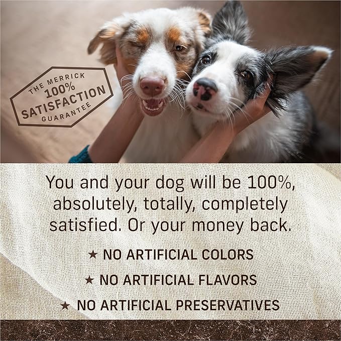 Merrick Premium Grain Free Dry Adult Dog Food, Wholesome And Natural Kibble, Real Texas Beef And Sweet Potato - 10.0 lb. Bag