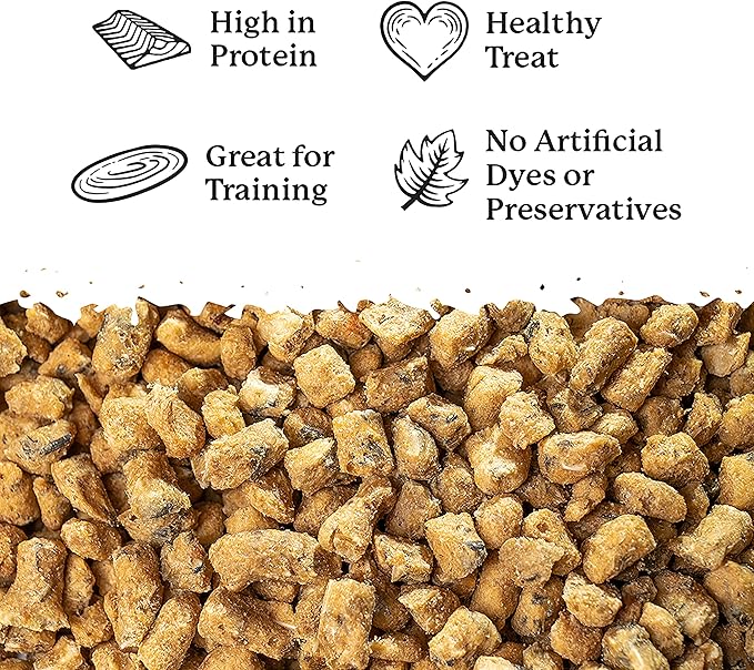 Dr. Harvey's Wild Alaskan Salmon Bites - Freeze Dried Dog Training Treats with Salmon Meat for Dogs - 7 Ounces (Pack of 3)