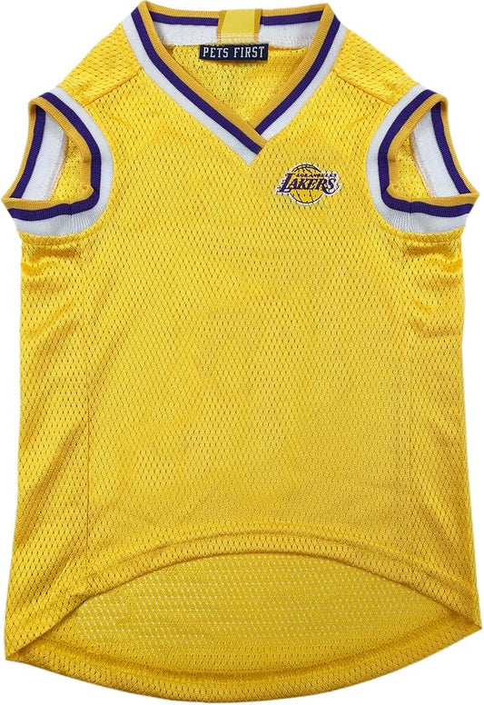 NBA LOS ANGELES LAKERS DOG Jersey, Small - Tank Top Basketball Pet Jersey
