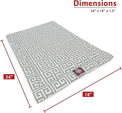 24" Towers Gray Crate Dog Bed Mat By Majestic Pet Products
