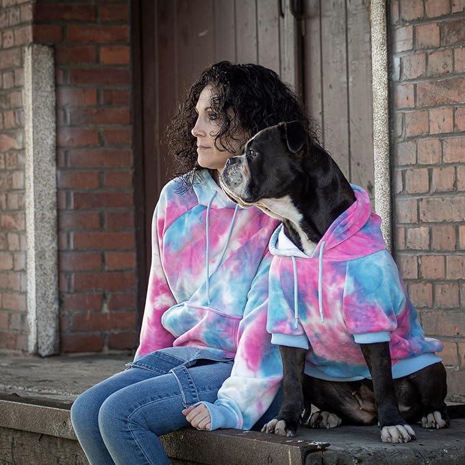 Spark Paws Human Hoodie - Premium Quality, Buttery Soft, Superior Comfort and Fit, Calming Fleece Interior, Suitable for All Styles - Snow Cone - L