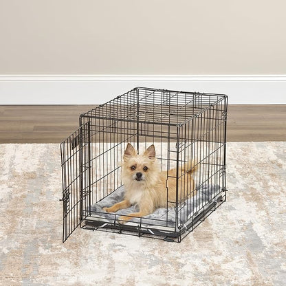 MidWest Homes for Pets Reversible Pet Bed; Machine Washable; Great for Medium Dog Breeds; Spotted Gray; 30"; 40230-FVGYS