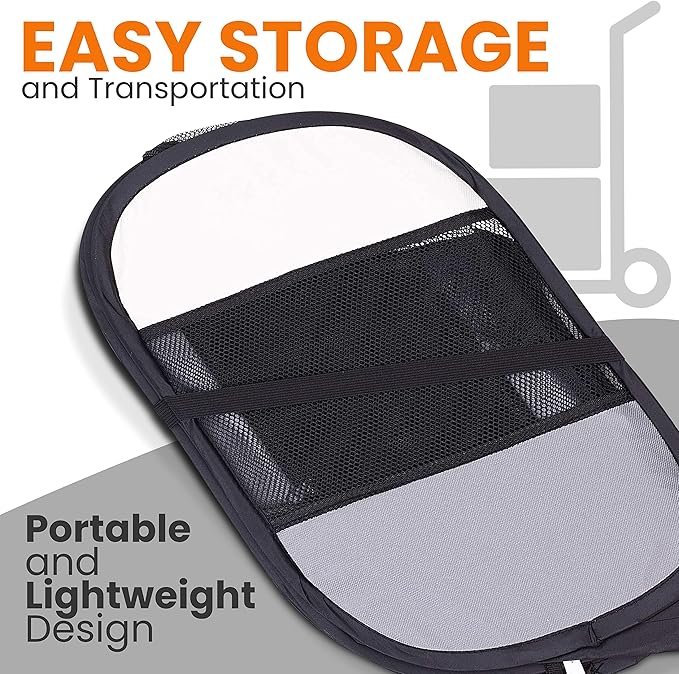 SereneLife ON-The-GO Foldable Portable Pet Tent 8-Panel Playpen for Dog & Cat w/Food/Water Bowl, Mesh, Pet House Indoor & Outdoor, Travel & Camping Pet Kennel Exercise Puppy Playground (Grey - Medium)