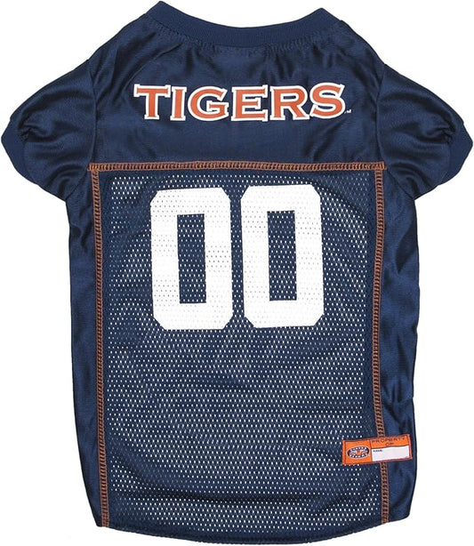 NCAA College Auburn Tigers Mesh Jersey for DOGS & CATS, XXX-Large. Licensed Big Dog Jersey with your Favorite Football/Basketball College Team