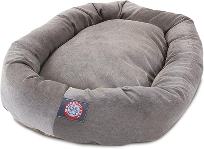 Majestic Pet Villa 52 Inch Shredded Memory Foam Dog Bed for X-Large Sized Dog 52x35x11 Inch–Orthopedic Pet Bed with Removable Washable Cover-Washable X-Large Puppy Mat with Head Support-Vintage
