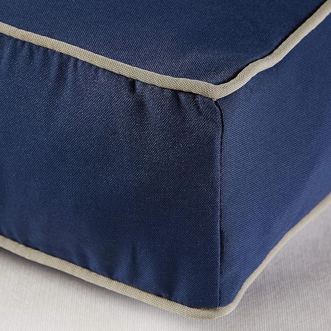 Happy Hounds Stella Indoor/Outdoor Rectangle Reversible Cat Bed - Navy