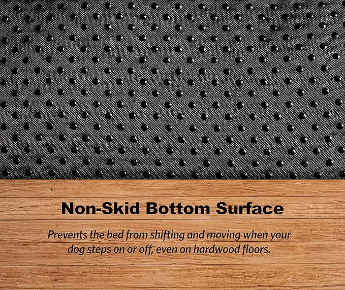 MidWest Homes for Pets Small QuietTime Deluxe Gray Ombré Swirl Plush Pet Bed, Machine Washable, Non-Skid Bottom, Soft Crate Mat for 24-inch Crates