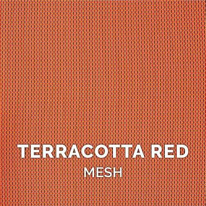 FurHaven Elevated Pet Cots - Cooling & Breathable Nylon Mesh Hammock for Large Dogs/Easy-to-Assemble / / Durable and Reinforced/Perfect for Rest & Relaxation Outdoors - Terracotta Red, Large
