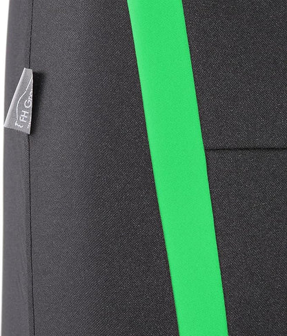 FH Group Car Seat Covers Rear Set Cloth - Car Seat Covers with Removable Headrest,Universal Fit,Automotive SeatCovers,Washable Car SeatCover for SUV,Sedan,Van Green