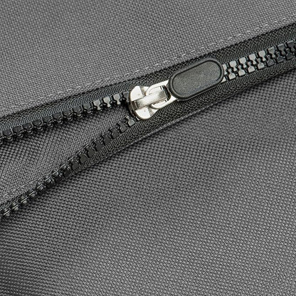 Furhaven Deluxe Multi-Panel Hard Bottom Platform Bridge Backseat Protector w/ Travel Bag - Gray, One Size