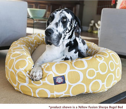 Majestic Pet 52" Charlie Emerald Sherpa Bagel Bed