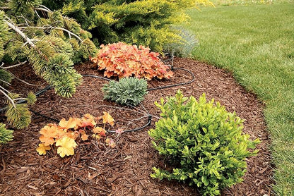 Rain Bird MBF4PKS Drip Irrigation Micro-Bubbler on Stake, 360° Full Circle Pattern, 0-3' Spray Distance, 4-Pack