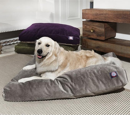 Majestic Pet Villa Rectangle Dog Bed Washable – Non Slip Comfy Pet Bed – Crate Bed with Removable Washable Cover – Kennel Bed for Sleeping, Polyester Fiber, X-Large, Marine