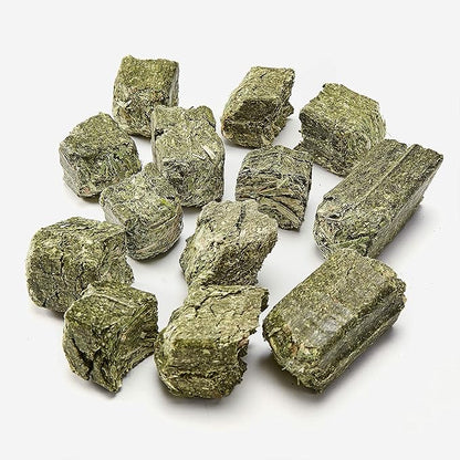Kaytee Timothy Hay Blend Cubes for Pet Rabbits, Guinea Pigs, Chinchillas, and Other Small Animals, 1 Pound (Pack of 2)